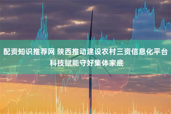 配资知识推荐网 陕西推动建设农村三资信息化平台 科技赋能守好集体家底