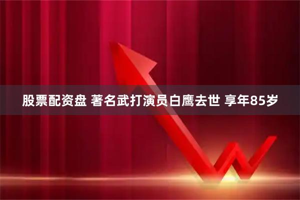 股票配资盘 著名武打演员白鹰去世 享年85岁